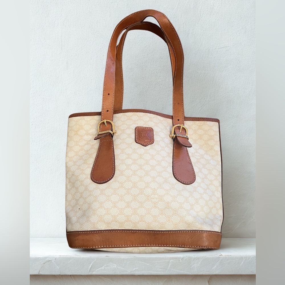 Celine | Vintage Macadam Canvas Tote